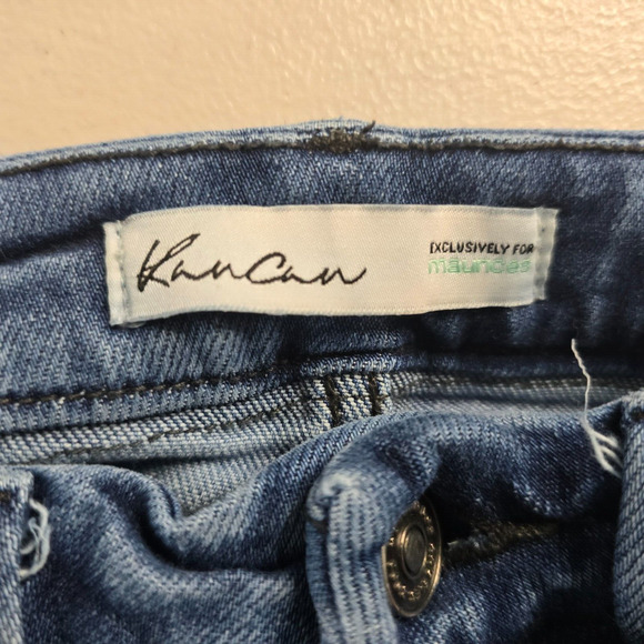 KanCan Jeans Women's 24 Blue Medium Wash Distressed Skinny Ankle - Picture 3 of 16